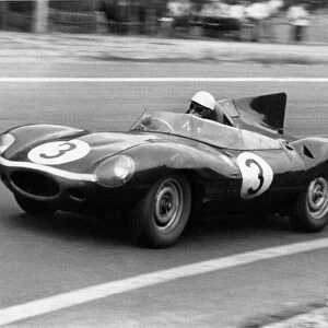 Jaguar D type Ecurie Ecosse 1957 Le Mans winner, Flockhart-Bueb
