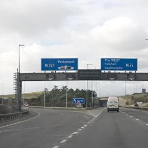 Junction 12 Westbound M27 motorway