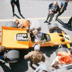 McLaren M74, Bruce McLaren, 1969 British Grand Prix McLaren M74, Bruce McLaren, 1969 British Grand Prix
