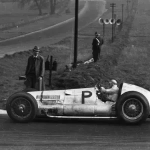 Mercedes Benz W154, H. Lang. Donington 1938 British Grand Prix Mercedes Benz W154, H. Lang. Donington 1938 British Grand Prix