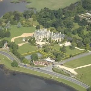 Palace House Beaulieu from the air Palace House Beaulieu from the air