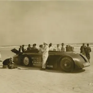 Segrave with Sunbeam 1000hp at Daytona Beach 1927