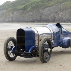 Sunbeam 350 hp at Pendine Sands 2015