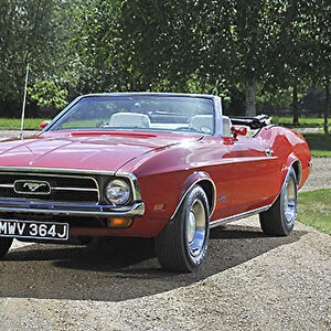 Ford Mustang Convertible, 1971, Red