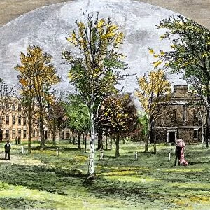 Williams College campus, 1880s