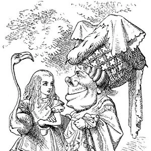 ALICE IN WONDERLAND, 1865. Alice and the Duchess