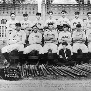 ATLANTA CRACKERS, 1907. The Atlanta Crackers minor league baseball team. Photograph