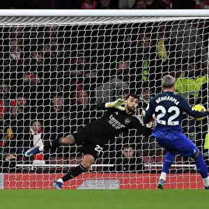 Arsenal's David Raya Saves Penalty from West Ham's Said Benrahma in Premier League Clash