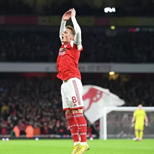 Arsenal's Nketiah Scores First Goal: Celebrating Against Manchester United (2022-23)