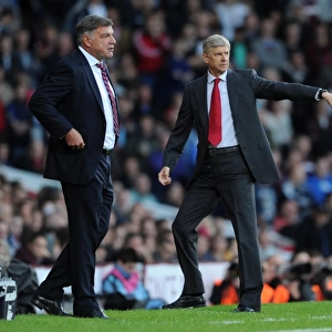 Arsene Wenger vs. Sam Allardyce: A Battle on the Touchline - West Ham United vs. Arsenal (2012-13)