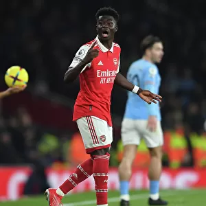 Bukayo Saka in Action: Arsenal vs Manchester City, Premier League 2022-23
