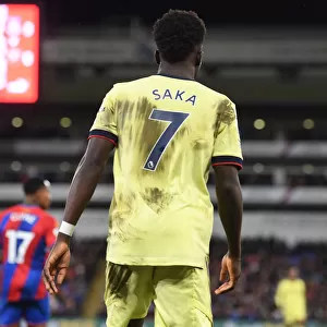 Bukayo Saka in Action: Crystal Palace vs. Arsenal, Premier League 2021-22