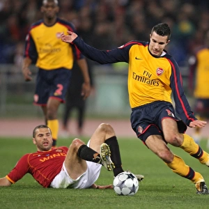 Van Persie vs. Tonetto: AS Roma Edges Past Arsenal in Penalty Shootout, UEFA Champions League 2009
