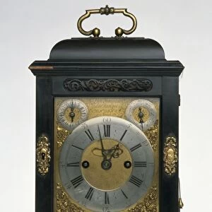 Antique English bracket clock, 17th century