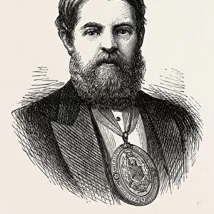S. OSBORN, ESQ. MASTER CUTLER, 1873 engraving