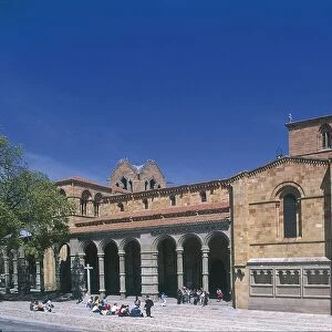 Spain, Castile-Leon, avila, Basilica of San Vicente, Romanesque style