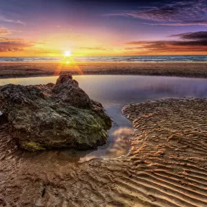 Sunset at Casuarina Beach in Darwin, Northern Territory, Australia