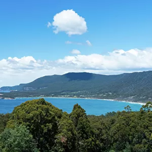 View over Pirates Bay, Eaglehawk Neck, Tasmania