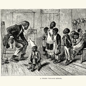 African american village school, 19th Century