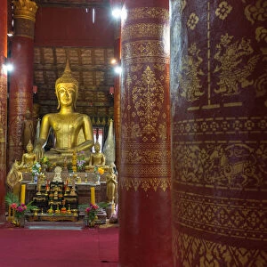 Buddha in Wat Pak Khan, Luang Prabang, Laos