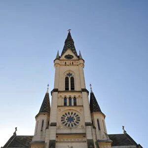 Sacred Heart Church, neo-Gothic, Koszeg, Kőszeg, Hungary, Europe