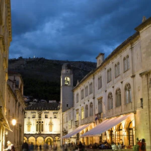 View of Luza Square in Dubrovnik, Croatia