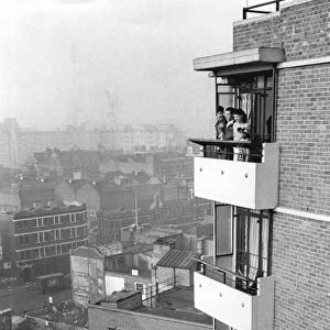 Life on the eleventh storey of the Stafford Cripps Estate, Fisbury. Patrick Welsh