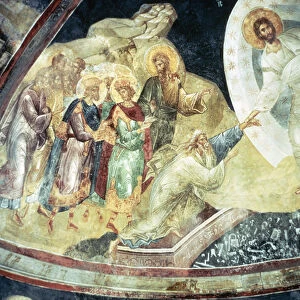 Anastasis in the Parecclesian apse vault, 1310-20 (fresco)