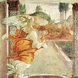 The Annunciation (left section), 1481 (fresco)