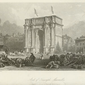 Arch of Triumph, Marseilles (engraving)