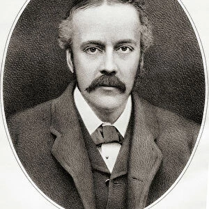 Arthur James Balfour, 1st Earl of Balfour, 1848 - 1930. British Conservative politician and Prime Minister of the United Kingdom. From The Review of Reviews, published 1891