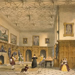 Bat game in the Grand Hall, Parham Park, Sussex, c. 1600 from