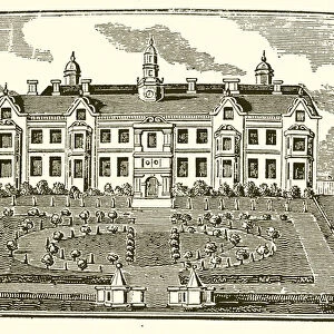 Beaufort House, Chelsea, where More lived (engraving)