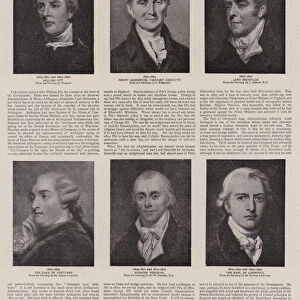British Prime Ministers (engraving)