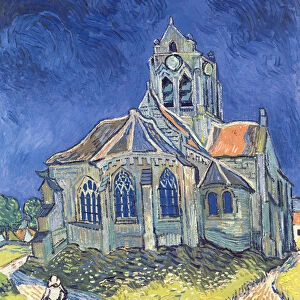 The Church at Auvers-sur-Oise, 1890 (oil on canvas)