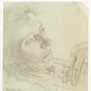 Colin Gill Self-Portrait (?), 1913 (pencil & chalk)