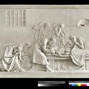 Crito closing the eyes of Socrates, 1790-92 (plaster)