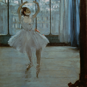 Dancer in Front of a Window (Dancer at the Photographers Studio) c. 1874-77