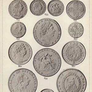 English Coins, George III (b / w photo)