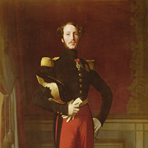 Ferdinand-Philippe (1810-42) Duke of Orleans at the Palais des Tuileries, 1844 (oil