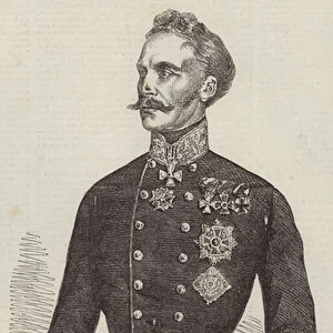 Field-Marshal Baron von Hess, Generalissimo of the Austrian Army of the East (engraving)