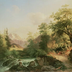 Forest near Vienna, 1852 (oil on canvas)