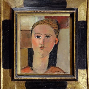 Girl with red hair, 1915 (oil on canvas)