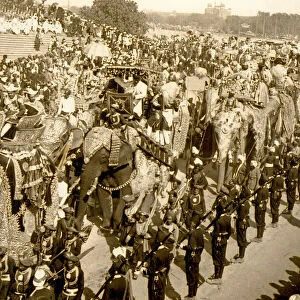 The Great Durbar procession, Delhi, India. 1903 (photo)