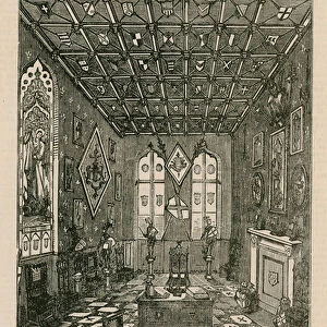 Heraldic Studio, Lincolns Inn, London (engraving)