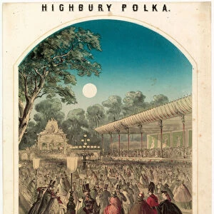 Highbury Polka (colour litho)