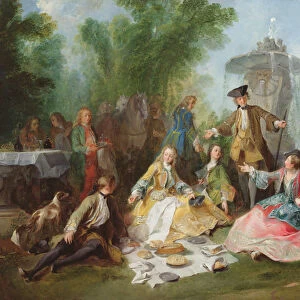 The Hunting Party Meal, c. 1737 (oil on canvas)