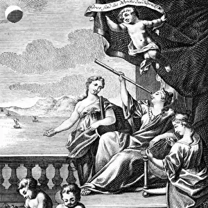 Illustration of Astronomy, c. 1771 (engraving)