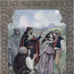 Illustration from The Winters Tale by William Shakespeare (1564-1616) c