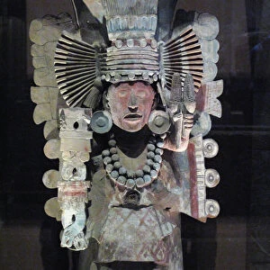 Incense burner in the form of the goddess of maize Xilonen, Tlahuac